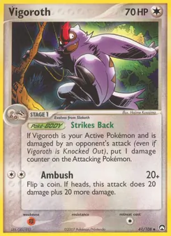 Vigoroth, Power Keepers, no. 41