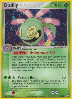 Cradily, Power Keepers, no. 7
