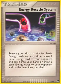 Energy Recycle System, Power Keepers, no. 73