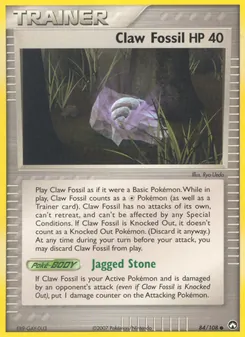 Claw Fossil, Power Keepers, no. 84