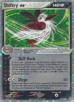 Shiftry ex, Power Keepers, no. 97