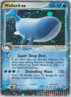Wailord ex, Sandstorm, no. 100