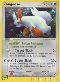Zangoose, Sandstorm, no. 14