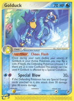 Golduck, Sandstorm, no. 17