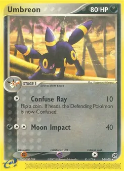 Umbreon, Sandstorm, no. 24