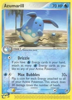 Azumarill, Sandstorm, no. 30