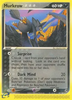 Murkrow, Sandstorm, no. 47