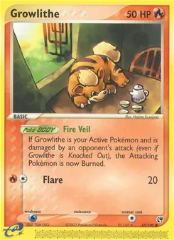 Growlithe, Sandstorm, no. 65