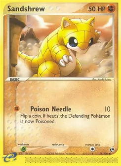 Sandshrew, Sandstorm, no. 75