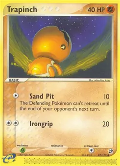 Trapinch, Sandstorm, no. 82