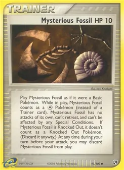 Mysterious Fossil, Sandstorm, no. 91