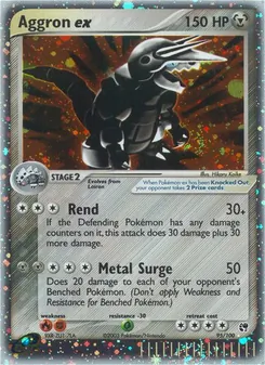 Aggron ex, Sandstorm, no. 95