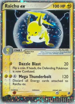 Raichu ex, Sandstorm, no. 98