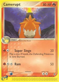 Camerupt, Dragon, no. 24