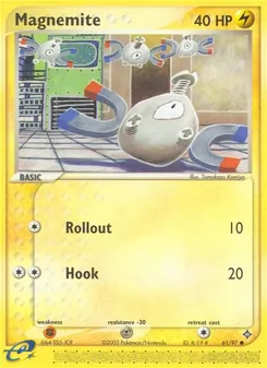 Magnemite, Dragon, no. 61
