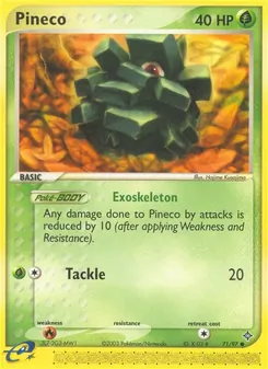 Pineco, Dragon, no. 71