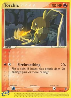 Torchic, Dragon, no. 77
