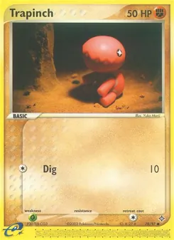 Trapinch, Dragon, no. 78