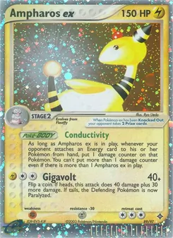 Ampharos ex, Dragon, no. 89