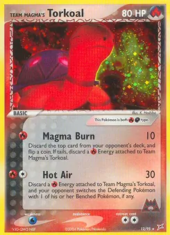 Team Magma's Torkoal, Team Magma vs Team Aqua, no. 12