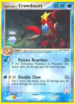 Team Aqua's Crawdaunt, Team Magma vs Team Aqua, no. 14