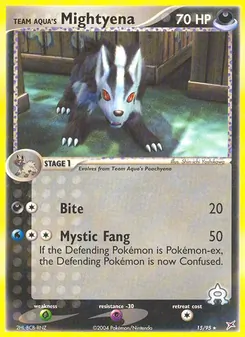 Team Aqua's Mightyena, Team Magma vs Team Aqua, no. 15