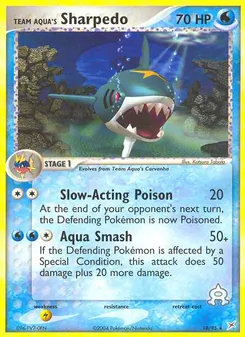 Team Aqua's Sharpedo, Team Magma vs Team Aqua, no. 18