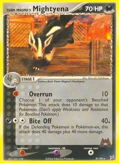 Team Magma's Mightyena, Team Magma vs Team Aqua, no. 21