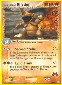 Team Magma's Rhydon, Team Magma vs Team Aqua, no. 22