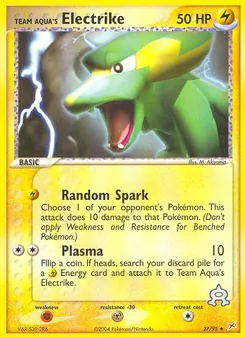Team Aqua's Electrike, Team Magma vs Team Aqua, no. 27