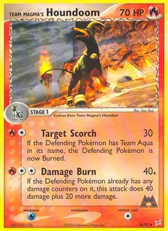 Team Magma's Houndoom, Team Magma vs Team Aqua, no. 34