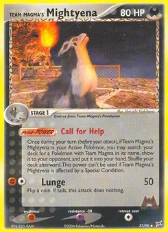 Team Magma's Mightyena, Team Magma vs Team Aqua, no. 37
