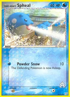 Team Aqua's Spheal, Team Magma vs Team Aqua, no. 56