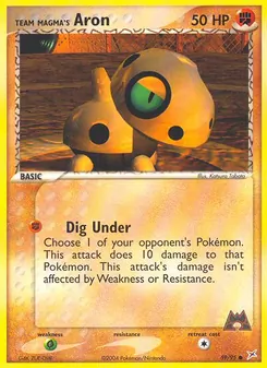 Team Magma's Aron, Team Magma vs Team Aqua, no. 59