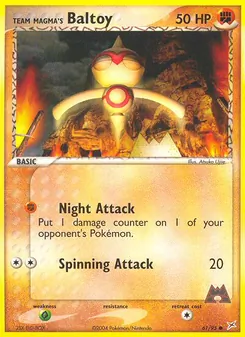 Team Magma's Baltoy, Team Magma vs Team Aqua, no. 61