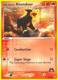 Team Magma's Houndour, Team Magma vs Team Aqua, no. 62