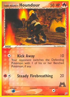 Team Magma's Houndour, Team Magma vs Team Aqua, no. 63