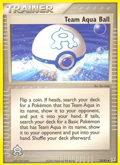 Team Aqua Ball, Team Magma vs Team Aqua, no. 75