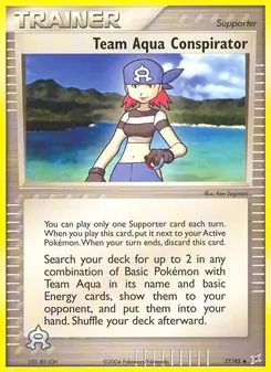 Team Aqua Conspirator, Team Magma vs Team Aqua, no. 77