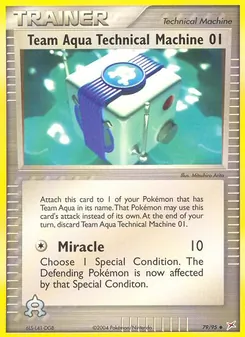 Team Aqua Technical Machine 01, Team Magma vs Team Aqua, no. 79