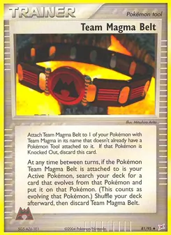 Team Magma Belt, Team Magma vs Team Aqua, no. 81