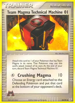 Team Magma Technical Machine 01, Team Magma vs Team Aqua, no. 84