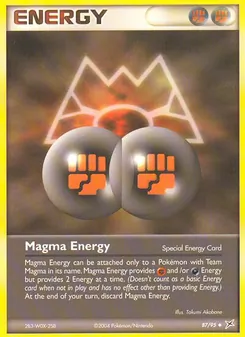Magma Energy, Team Magma vs Team Aqua, no. 87
