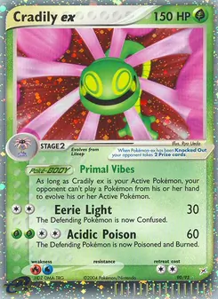 Cradily ex, Team Magma vs Team Aqua, no. 90