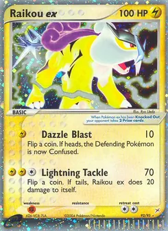 Raikou ex, Team Magma vs Team Aqua, no. 92