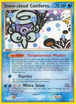 Snow-cloud Castform, Hidden Legends, no. 25