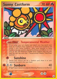 Sunny Castform, Hidden Legends, no. 26