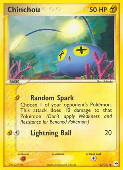 Chinchou, Hidden Legends, no. 57