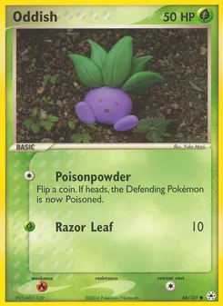 Oddish, Hidden Legends, no. 68