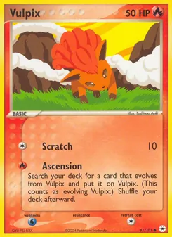 Vulpix, Hidden Legends, no. 81
